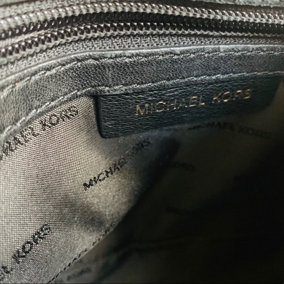 Michael Kors black small purse with gold link strap. Used. - Picture 7 of 7